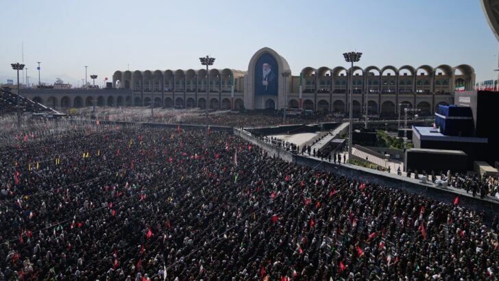 Iran’s top officials attend prayer for the late Supreme Leader Ayatollah Ali Khamenei in Tehran