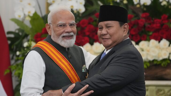 Indonesia’s Prabowo and India’s Modi meet to discuss expanding economic and defense ties