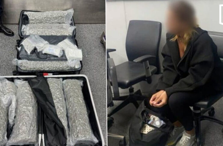 Belgian woman held at Phuket airport with 31.7kg of cannabis Belgian woman held at Phuket airport with 31.7kg of cannabis