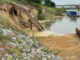 Chao Phraya riverbank wall collapses in Ang Thong Chao Phraya riverbank wall collapses in Ang Thong