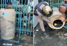 Drunk man rescued after falling asleep in water tank Drunk man rescued after falling asleep in water tank