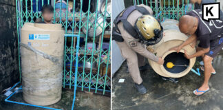 Drunk man rescued after falling asleep in water tank Drunk man rescued after falling asleep in water tank
