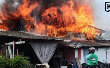 Family escapes as fire destroys home in Chiang Mai community Family escapes as fire destroys home in Chiang Mai community