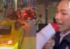 Thai bus captain turns to megaphone to clear blocked bus stops