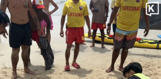 Indian tourist rescued after drowning at Kamala Beach Indian tourist rescued after drowning at Kamala Beach