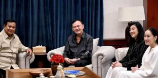 Prabowo hosts Thailand’s three Shinawatra prime ministers in Jakarta