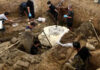 One-ton soil block to preserve 2,000-year-old skeletons