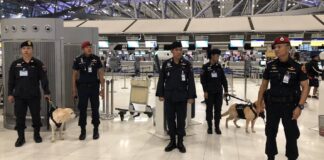 K-9 dogs begin screening outbound passengers after Australia raises security concerns