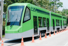 Thai-developed light rail tram begins track testing Thai-developed light rail tram begins track testing