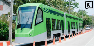 Thai-developed light rail tram begins track testing Thai-developed light rail tram begins track testing