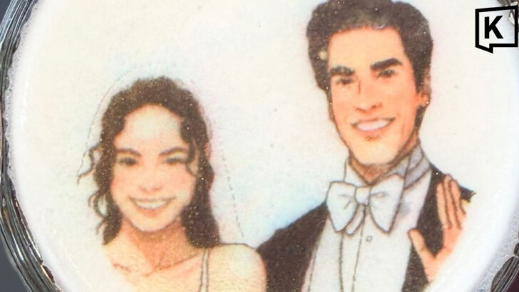 Nadech-Yaya wedding beer foam portraits wow online