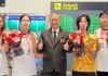 Thai youth shuttlers return home after winning three golds Thai youth shuttlers return home after winning three golds
