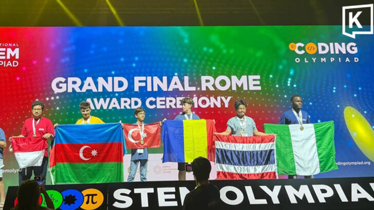 Thai 12-year-old wins gold at global coding Olympiad in Rome