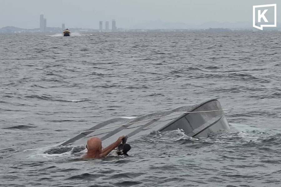 Chonburi : quatre personnes secourues après le chavirement d'un hors-bord