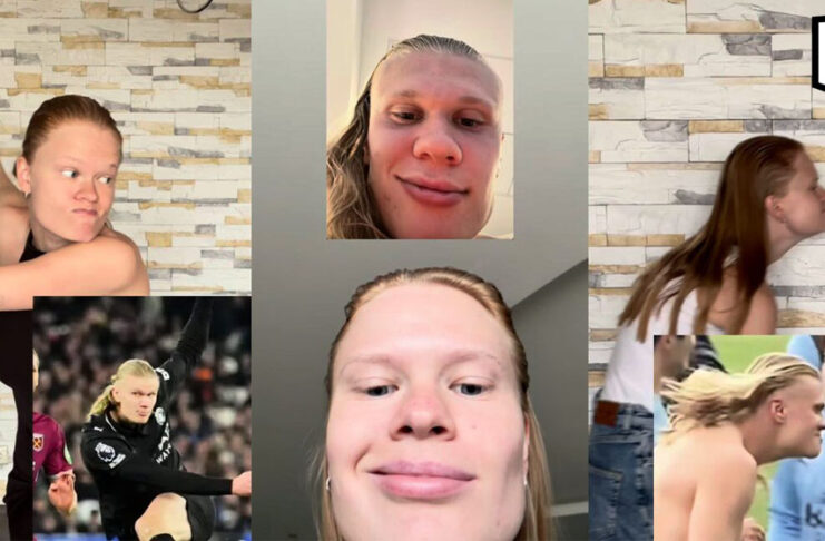 Russian model goes viral for striking resemblance to Erling Haaland Russian model goes viral for striking resemblance to Erling Haaland