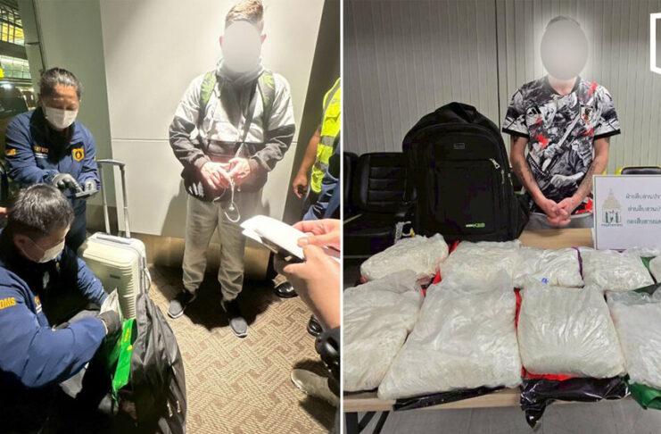 Customs seize 17kg of heroin from transit passenger at Suvarnabhumi Airport Customs seize 17kg of heroin from transit passenger at Suvarnabhumi Airport