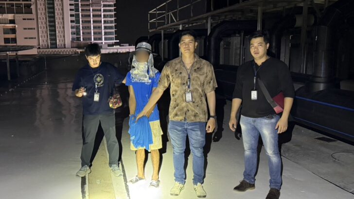 Cambodian worker arrested over cable theft at Khon Kaen mall site
