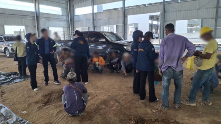 43 Chinese, Myanmar, Cambodian workers held at Rayong construction site