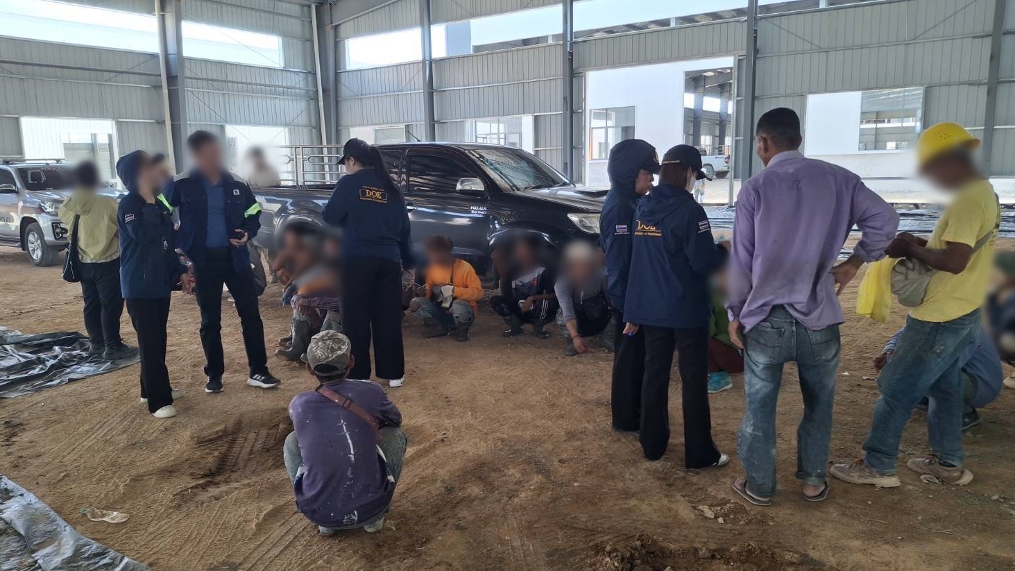 43 Chinese, Myanmar, Cambodian workers held at Rayong construction site