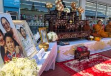 Memorial held for civilian victims of Cambodian rocket attack at Sisaket gas station