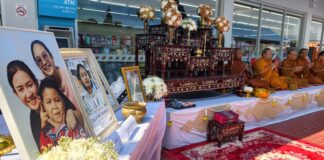 Memorial held for civilian victims of Cambodian rocket attack at Sisaket gas station