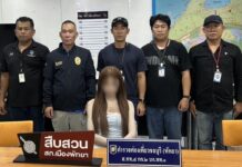 Four ladyboys arrested over alleged robbery, assault of Australian tourist in Pattaya