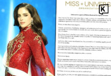 Miss Universe West backs Fatima Bosch: Women should not have to stay silent to protect their dreams