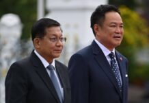 Thai PM welcomes Myanmar’s Min Aung Hlaing amid criticism