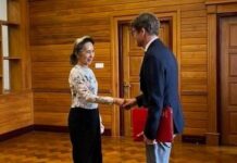 Myanmar says Aung San Suu Kyi met Red Cross representative in Naypyitaw