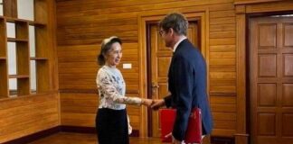 Myanmar says Aung San Suu Kyi met Red Cross representative in Naypyitaw