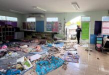 Car crashes into childcare centre in Kanchanaburi, about 10 injured