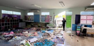 Car crashes into childcare centre in Kanchanaburi, about 10 injured