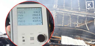 Bangkok governor warns of PM2.5 after Khlong Thom fire Bangkok governor warns of PM2.5 after Khlong Thom fire