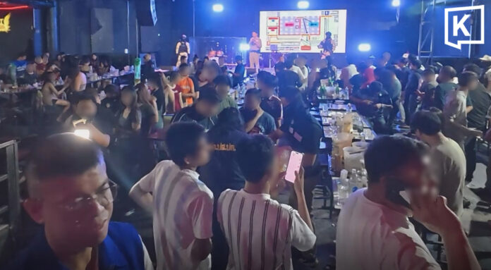Chachoengsao pub raided, 40 underage patrons found