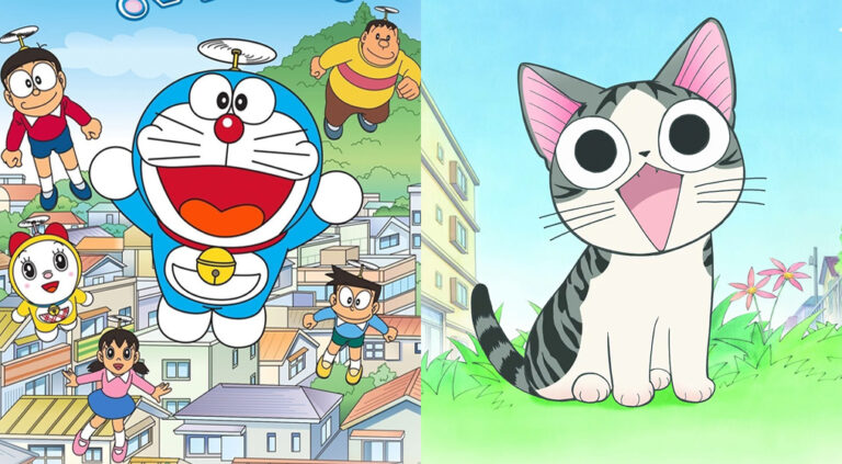 Doraemon replaces real cat in Thai rain ritual c