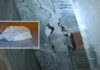 Ekachai flyover cracks, concrete slab falls onto sidewalk