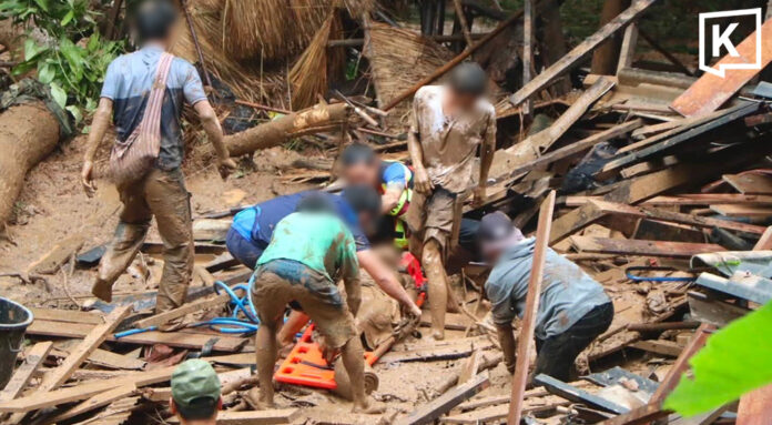 Five trapped as mudslide crashes into home in Mae Hong Son Five trapped as mudslide crashes into home in Mae Hong Son
