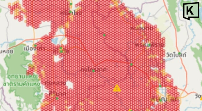 GISTDA warns of flood risks across 3,900 sq km in North GISTDA warns of flood risks across 3,900 sq km in North