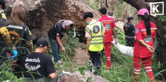 Human skeleton found on Khon Kaen mountain as police seek identity Human skeleton found on Khon Kaen mountain as police seek identity