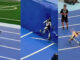 Humanoid robot crashes into wall during ‘Robot Olympics’ training Humanoid robot crashes into wall during ‘Robot Olympics’ training