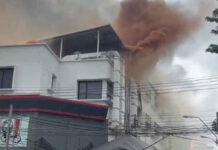 Khlong Thom Center erupts again, toxic smoke sparks alarm Khlong Thom Center erupts again, toxic smoke sparks alarm