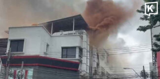 Khlong Thom Center erupts again, toxic smoke sparks alarm Khlong Thom Center erupts again, toxic smoke sparks alarm