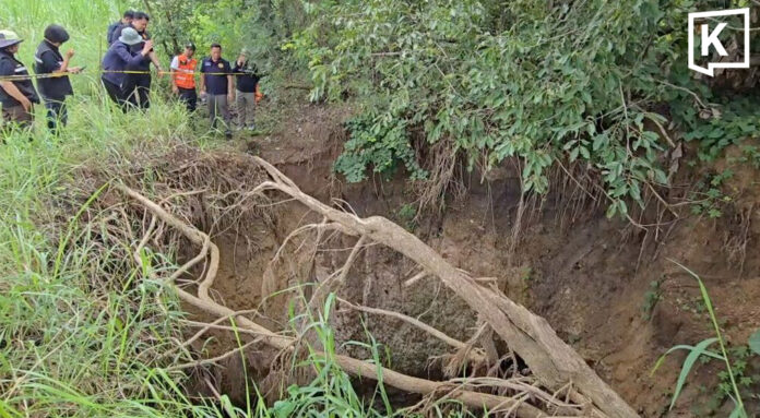 Khon Kaen to declare disaster area after seven sinkholes Khon Kaen to declare disaster area after seven sinkholes