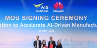 AIS Business Partners with Huawei Cloud to Advance Global Cloud and Intelligent 5G Solutions, Positioning Thailand as an AI-Era Manufacturing Hub