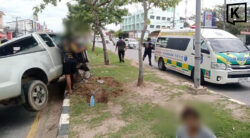 Pregnant woman gives birth in pickup after crash in Khon Kaen