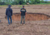 Seven giant sinkholes open up in Khon Kaen farmland Seven giant sinkholes open up in Khon Kaen farmland