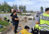 Two monks injured as pickup crashes into their truck at U-turn Two monks injured as pickup crashes into their truck at U-turn