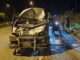 Van crashes into wild elephant crossing road in Rayong Van crashes into wild elephant crossing road in Rayong