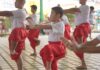 Thai children spend Sundays learning Khon at a temple