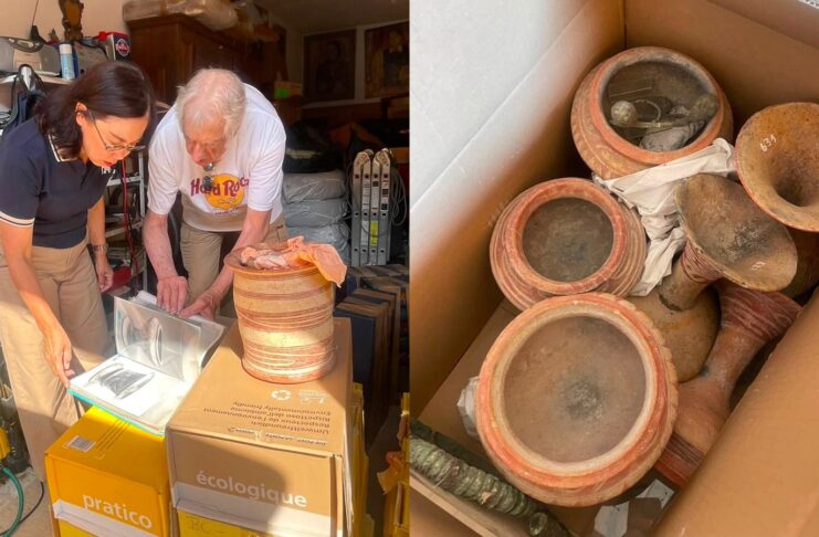 Swiss man returns ancient Ban Chiang artifacts to Thailand